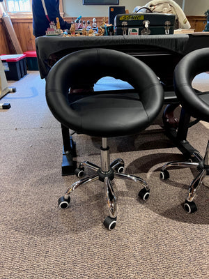 2 Homcom Hydraulic Moon Stools