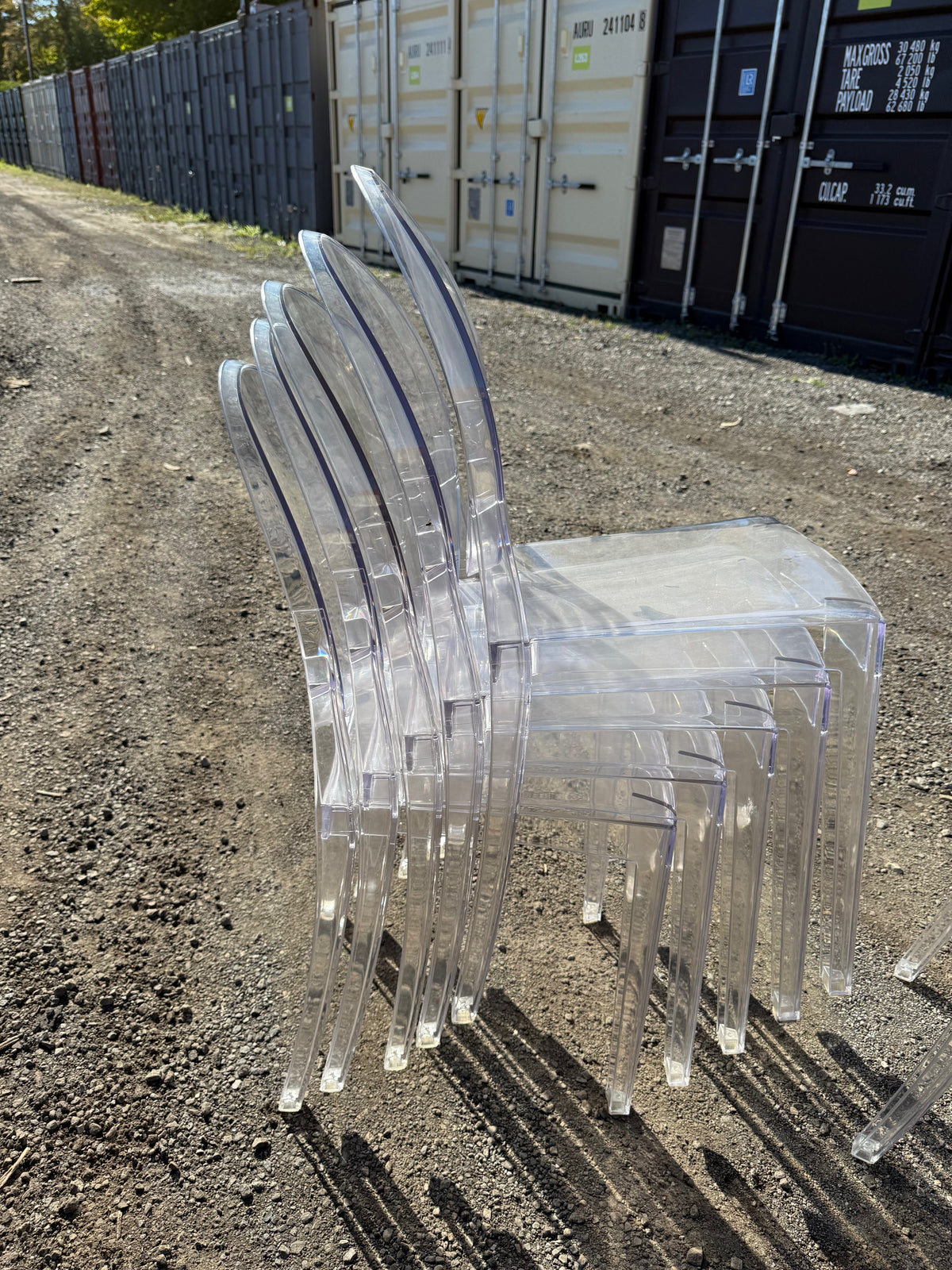 Set of 6 Ghost Chairs