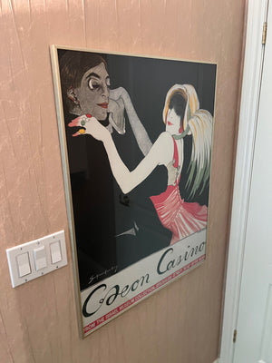 Framed Poster- Odeon Casino - by Walter Schnackenberg - from the Israel Museum Collection