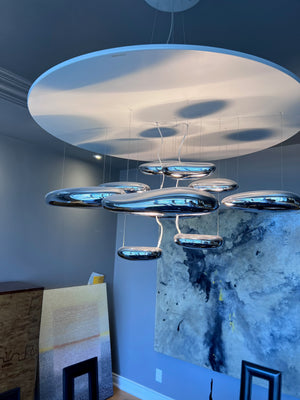 Artemide MERCURY SUSPENSION Light, Designed By Ross Lovegrove (*retail $7,645)