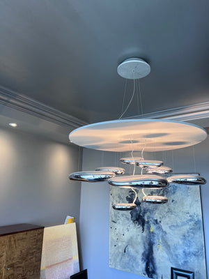Artemide MERCURY SUSPENSION Light, Designed By Ross Lovegrove (*retail $7,645)