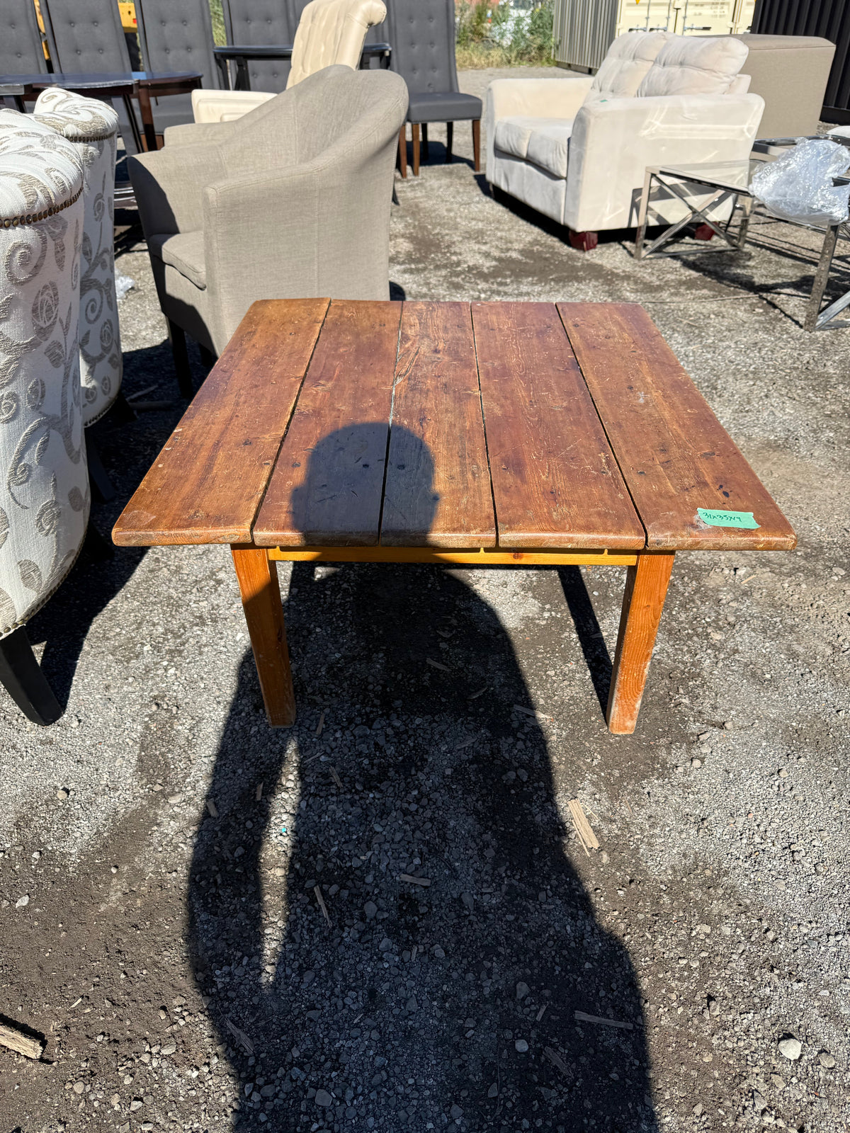 Vintage Wood Coffee Table