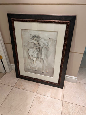 Signed & Numbered Lithograph by Jurgen Gorg titled 'Ballet Dance'
