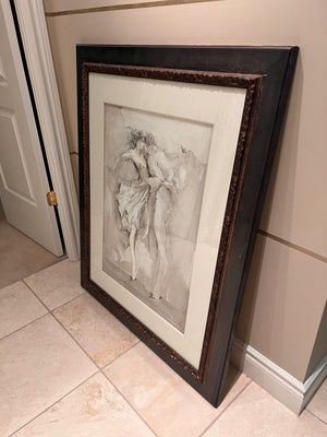 Signed & Numbered Lithograph by Jurgen Gorg titled 'Ballet Dance'