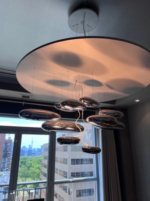 Artemide MERCURY SUSPENSION Light, Designed By Ross Lovegrove (*retail $7,645)