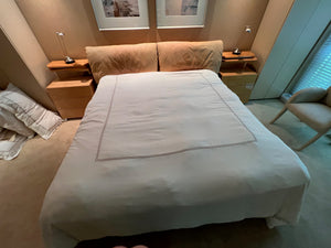 Quintessential Home Furnishings 'Giorgio Collection' King Bed with Storage and 2 matching nightstands, Made in Italy