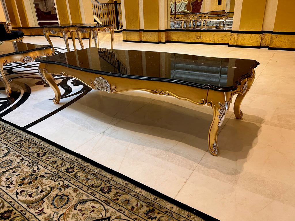 'Scappini & C' Classic Furniture Calacatta Marble Top Coffee Table, Made in Italy # 1