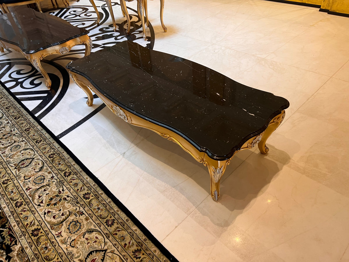'Scappini & C' Classic Furniture Calacatta Marble Top Coffee Table, Made in Italy # 1