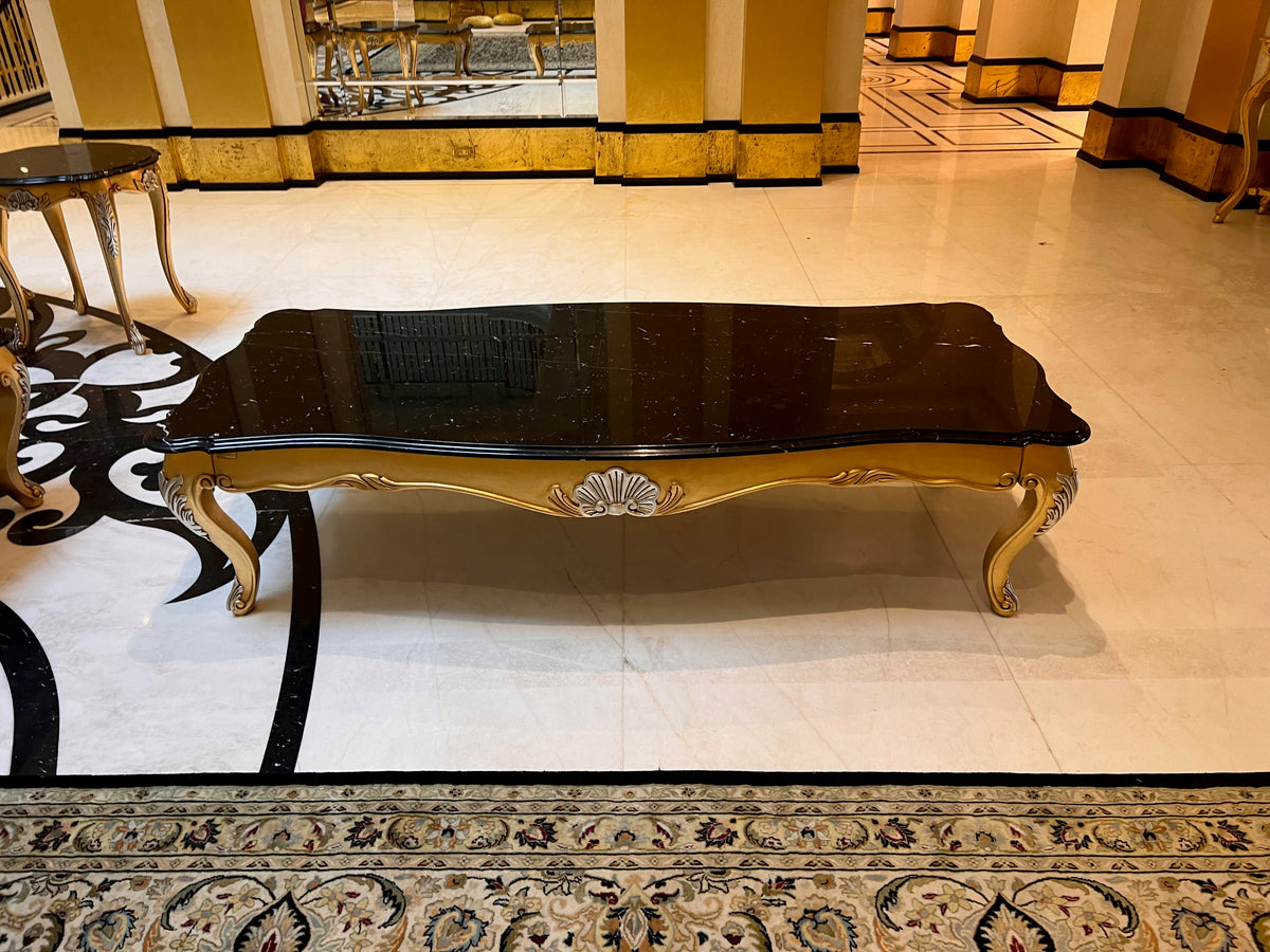 'Scappini & C' Classic Furniture Calacatta Marble Top Coffee Table, Made in Italy # 1