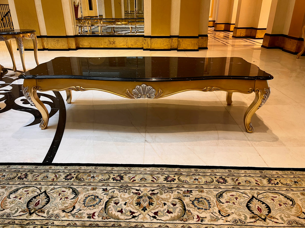 'Scappini & C' Classic Furniture Calacatta Marble Top Coffee Table, Made in Italy # 1