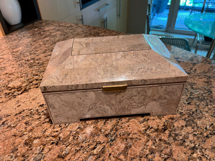 Vintage Lidded Storage Box