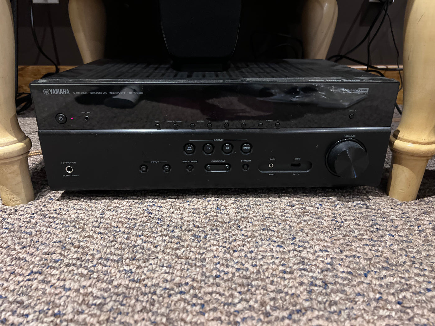 Yamaha RX-V385 5.1-channel 4k Ultra HD Receiver (*with