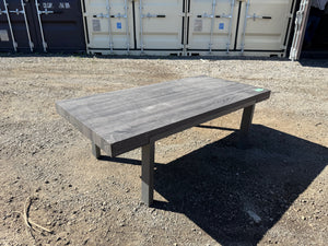 Grey Wood Coffee Table