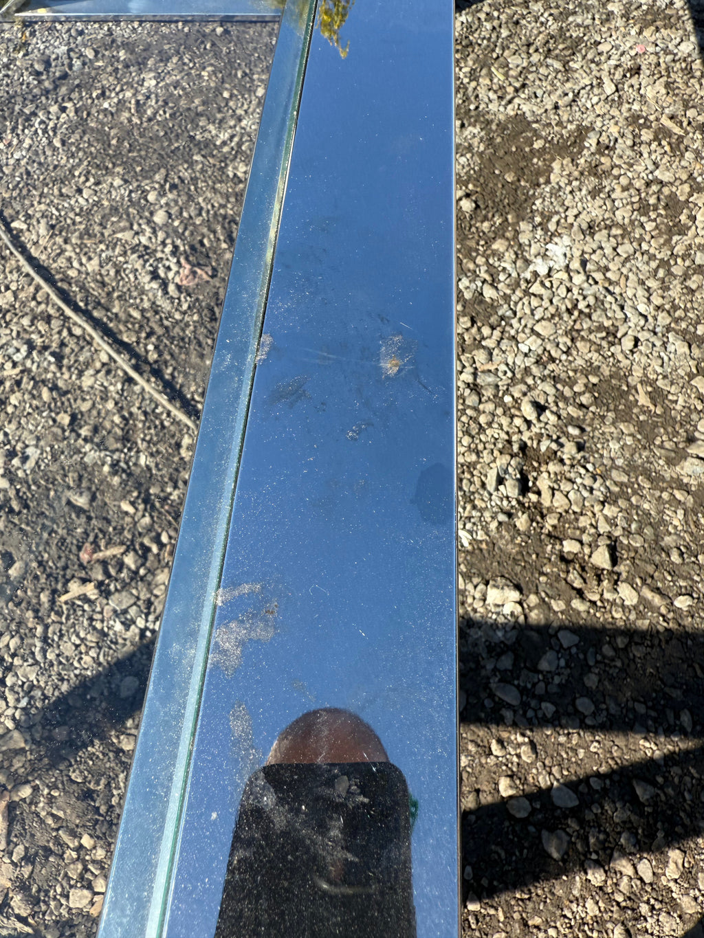 Chrome and Glass Coffee Table