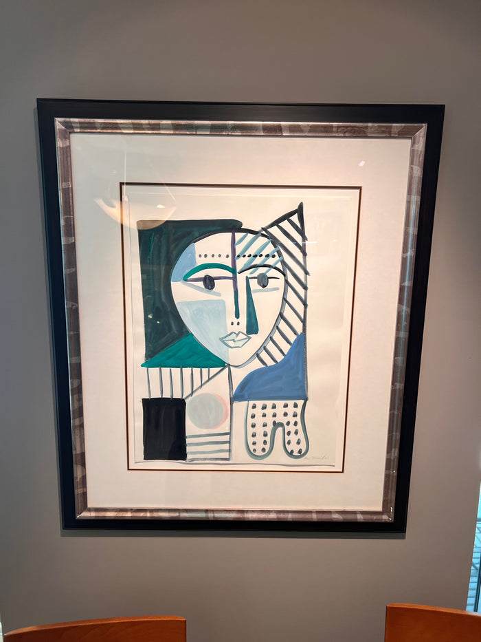 RENÉ MARCIL Original gouache and watercolour on paper- signed and dated /83-   35" x 31"