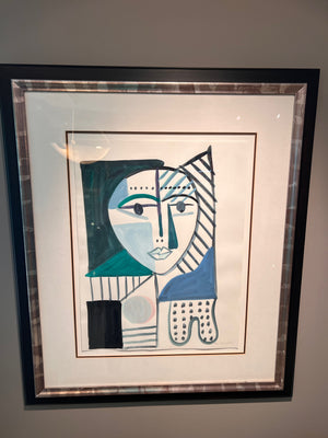 RENÉ MARCIL Original gouache and watercolour on paper- signed and dated /83-   35" x 31"