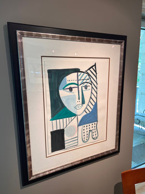 RENÉ MARCIL Original gouache and watercolour on paper- signed and dated /83-   35" x 31"