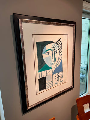 RENÉ MARCIL Original gouache and watercolour on paper- signed and dated /83-   35" x 31"