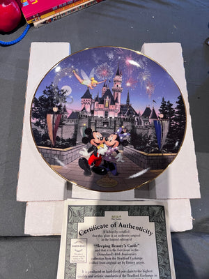 "Sleeping Beauty Castle" Disneyland's 40th Anniversary Collector Plate, The Bradford Exchange