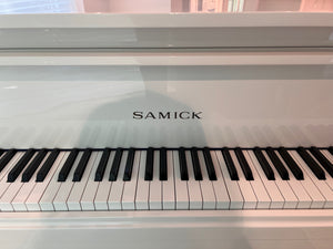 Samick SG-155 White Baby Grand Piano (*minimum price set)
