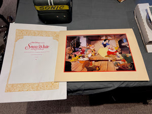Walt Disney Classic 1994 Snow White & The Seven Dwarfs Commemorative Lithograph