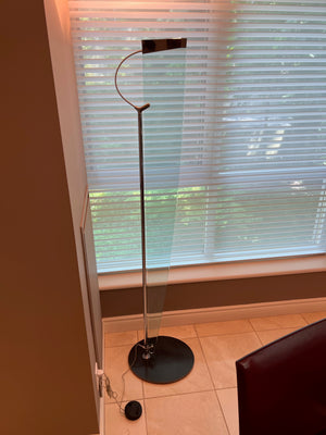 Naos Terra' Glass Floor Lamp by Carlo Forcolini for Nemo Italianaluce, 1980's