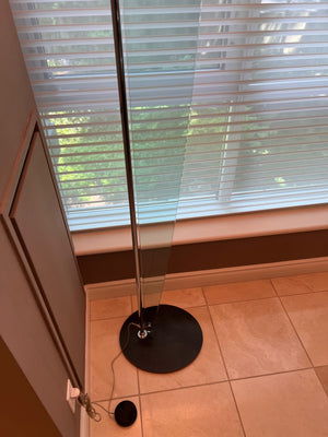 Naos Terra' Glass Floor Lamp by Carlo Forcolini for Nemo Italianaluce, 1980's
