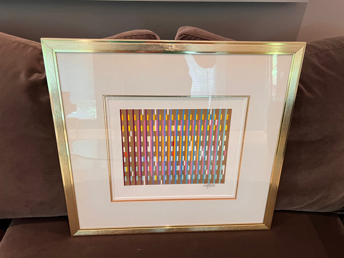 Yaacov Agam 'Kahav Katan Arbaha' Signed & Numbered Serigraph 27/27 (COA Included)
