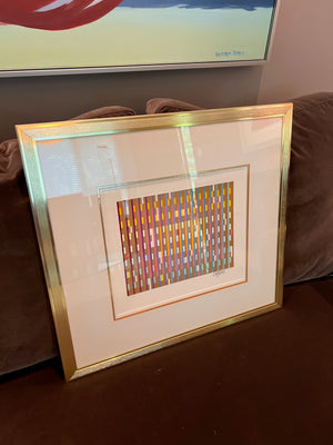 Yaacov Agam 'Kahav Katan Arbaha' Signed & Numbered Serigraph 27/27 (COA Included)