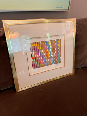 Yaacov Agam 'Kahav Katan Arbaha' Signed & Numbered Serigraph 27/27 (COA Included)
