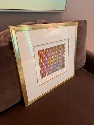 Yaacov Agam 'Kahav Katan Arbaha' Signed & Numbered Serigraph 27/27 (COA Included)