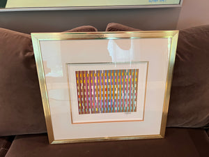 Yaacov Agam 'Kahav Katan Arbaha' Signed & Numbered Serigraph 27/27 (COA Included)