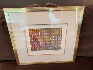 Yaacov Agam 'Kahav Katan Arbaha' Signed & Numbered Serigraph 27/27 (COA Included)