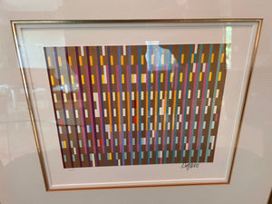 Yaacov Agam 'Kahav Katan Arbaha' Signed & Numbered Serigraph 27/27 (COA Included)
