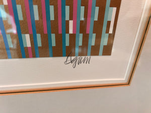 Yaacov Agam 'Kahav Katan Arbaha' Signed & Numbered Serigraph 27/27 (COA Included)