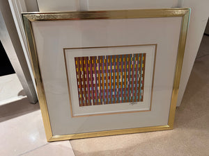 Yaacov Agam 'Kahav Katan Arbaha' Signed & Numbered Serigraph 27/27 (COA Included)