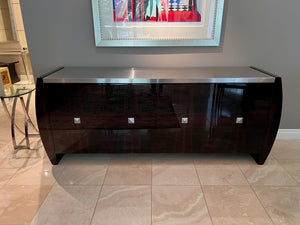 Wiggers Custom Furniture 'Adolphus' Buffet' with Stainless Steel Top, Designed by Mitchell Pickard