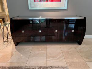 Wiggers Custom Furniture 'Adolphus' Buffet' with Stainless Steel Top, Designed by Mitchell Pickard