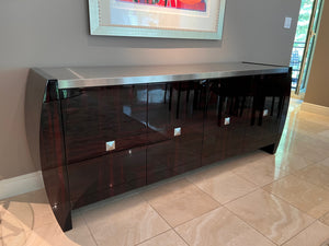 Wiggers Custom Furniture 'Adolphus' Buffet' with Stainless Steel Top, Designed by Mitchell Pickard