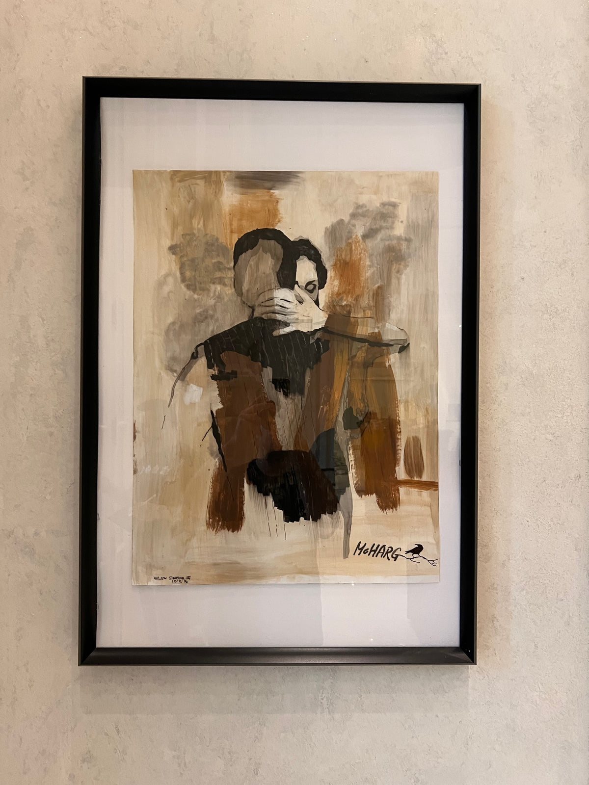 Mixed Media Painting by Joe McHarg titled 'Slow Dance 3'