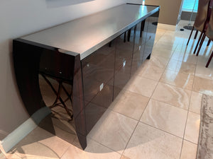 Wiggers Custom Furniture 'Adolphus' Buffet' with Stainless Steel Top, Designed by Mitchell Pickard