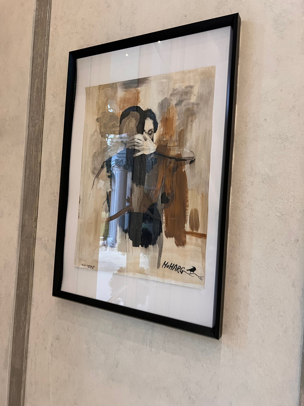 Mixed Media Painting by Joe McHarg titled 'Slow Dance 3'