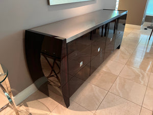 Wiggers Custom Furniture 'Adolphus' Buffet' with Stainless Steel Top, Designed by Mitchell Pickard