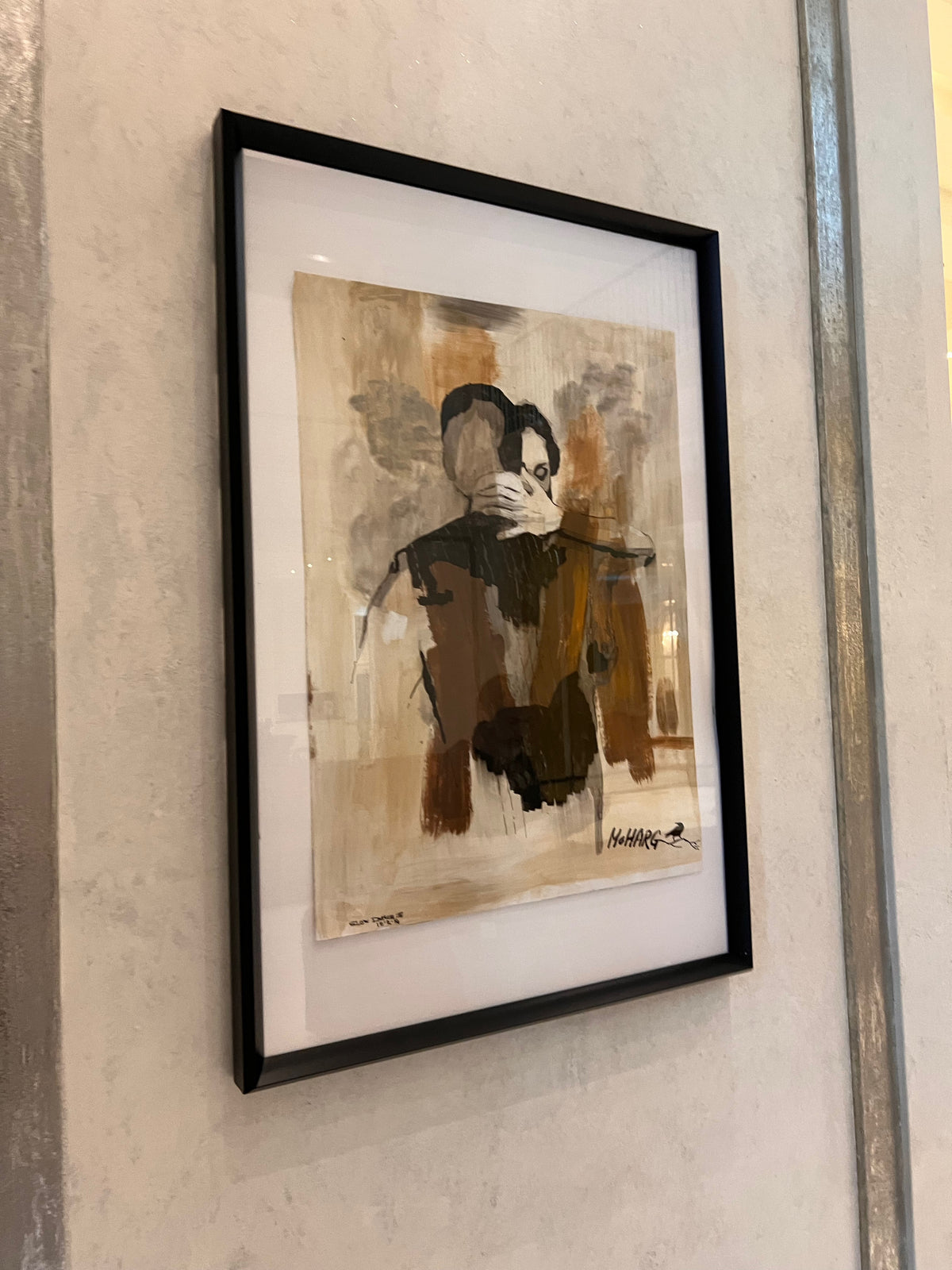 Mixed Media Painting by Joe McHarg titled 'Slow Dance 3'