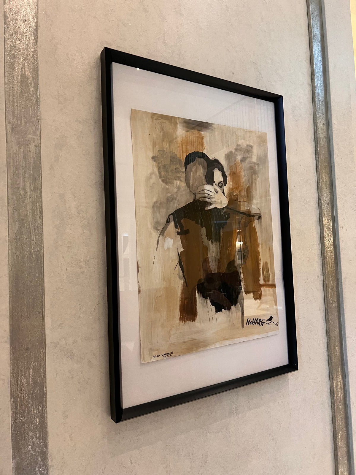 Mixed Media Painting by Joe McHarg titled 'Slow Dance 3'