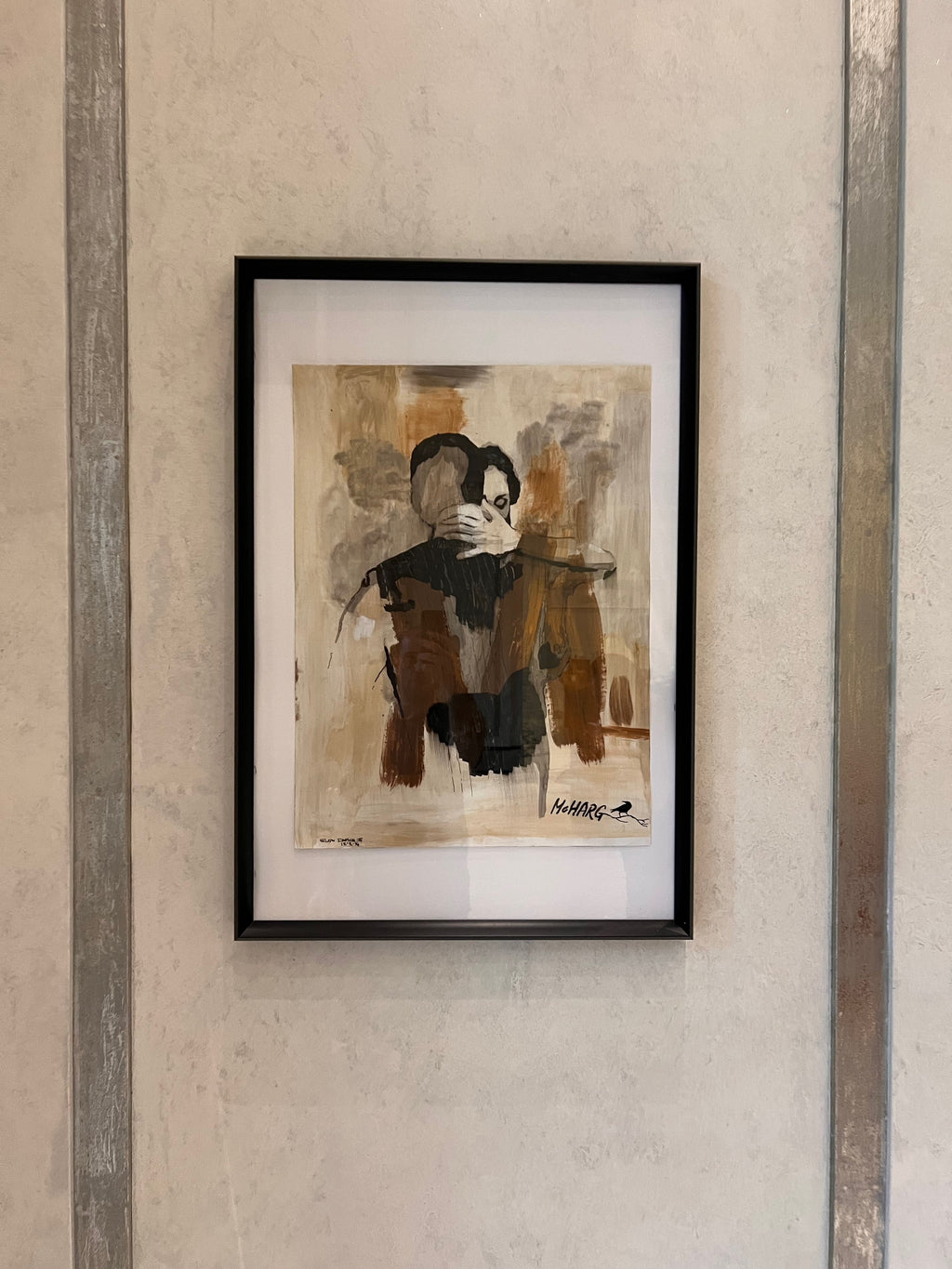 Mixed Media Painting by Joe McHarg titled 'Slow Dance 3'