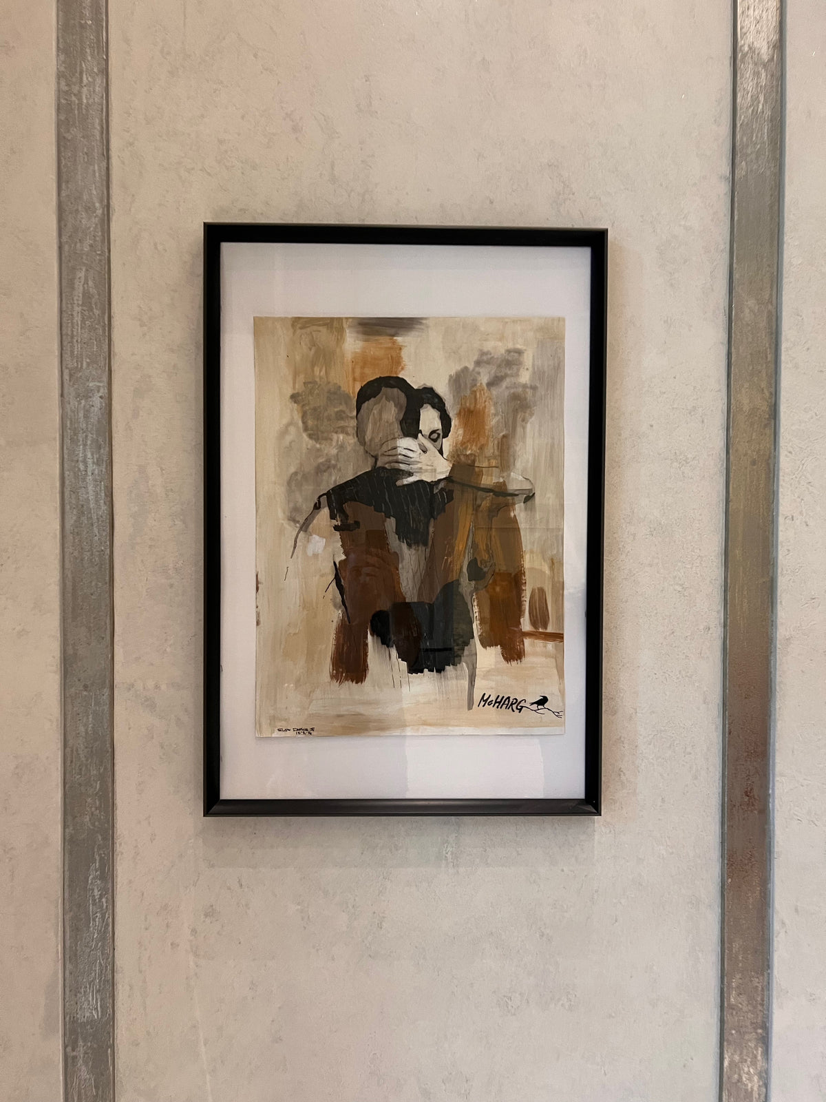 Mixed Media Painting by Joe McHarg titled 'Slow Dance 3'