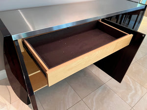 Wiggers Custom Furniture 'Adolphus' Buffet' with Stainless Steel Top, Designed by Mitchell Pickard