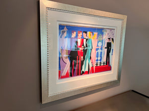Giancarlo Impiglia 'Night People I' Limited Edition Signed & Numbered Serigraph 139/175, 1984 (COA Included)