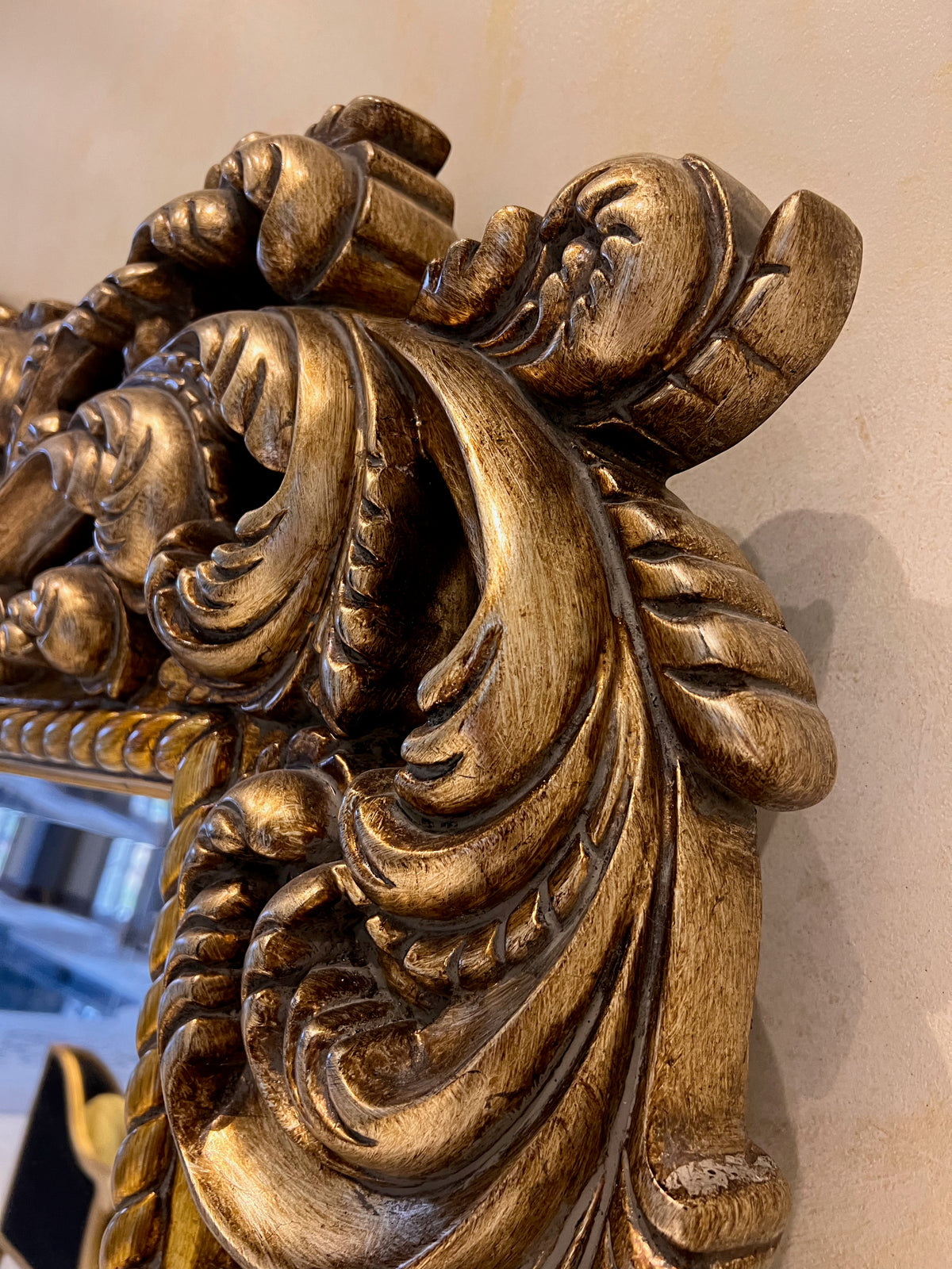 Large Ornate Gold Resin Mirror- 7ft x 5.75ft